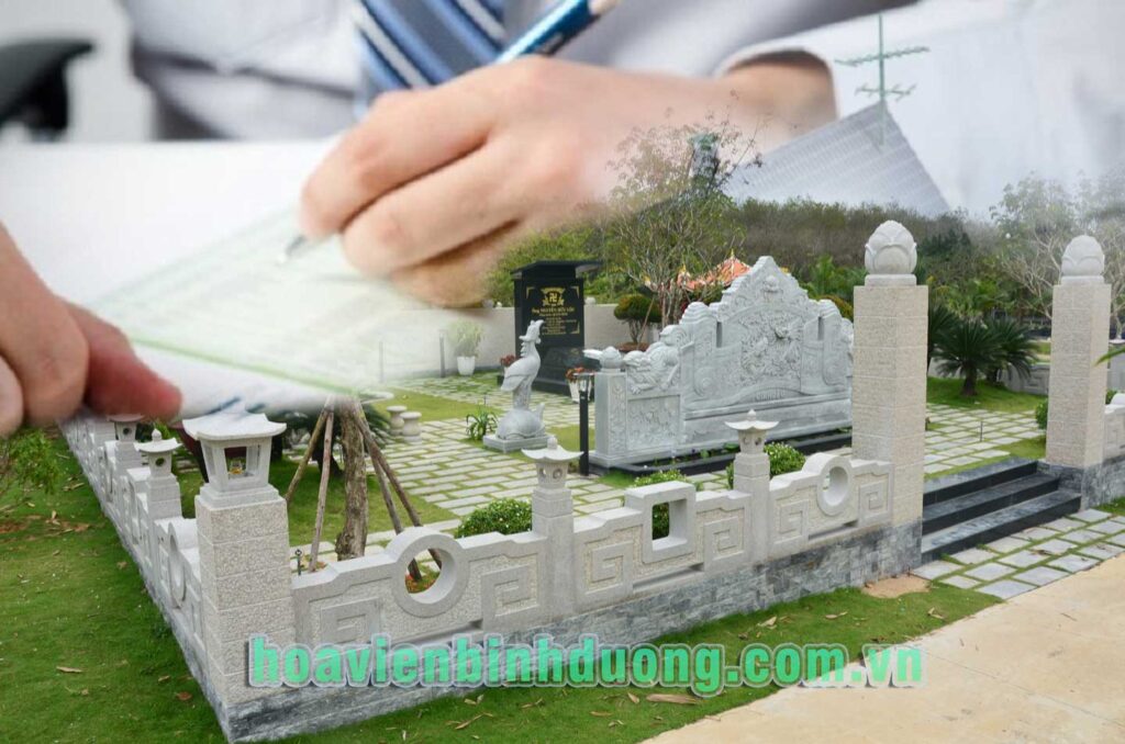 Hướng dẫn viết mẫu đơn xin cải táng mộ phần